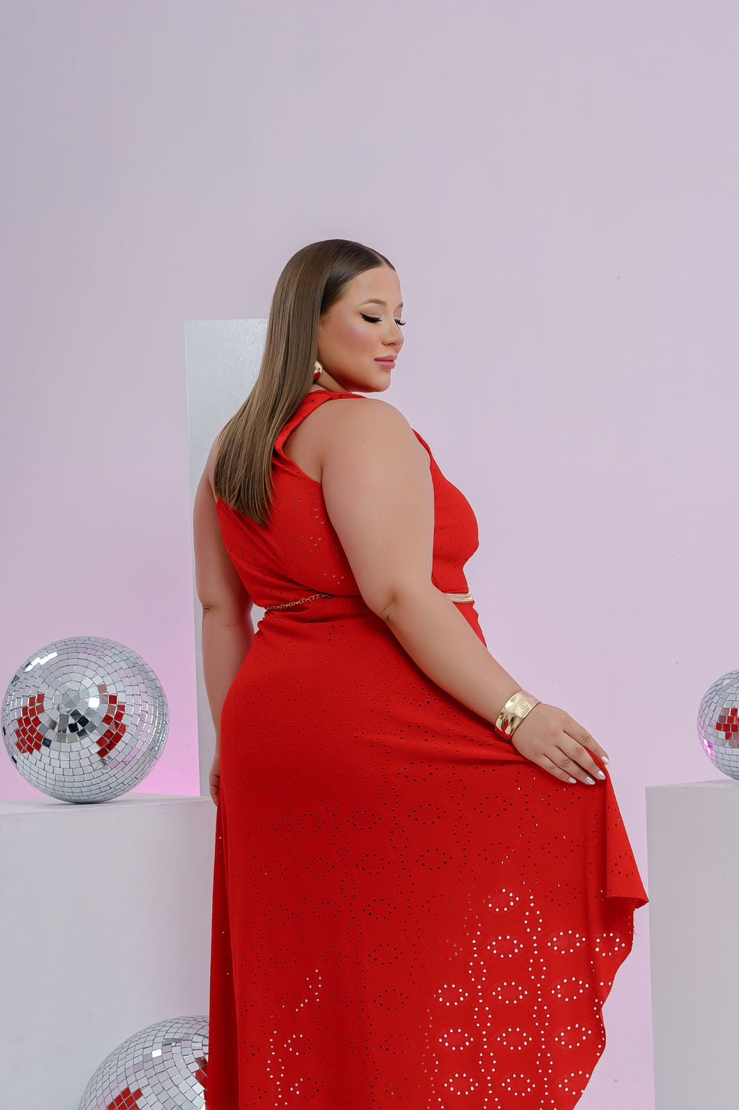 Ruby Vibrant Dress