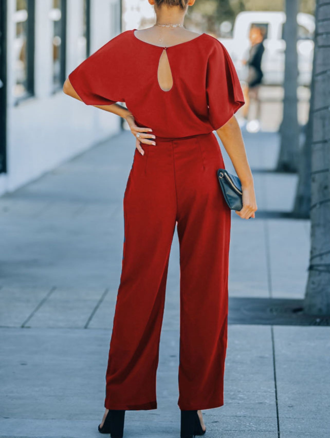 Scarlet Elegance Jumpsuit