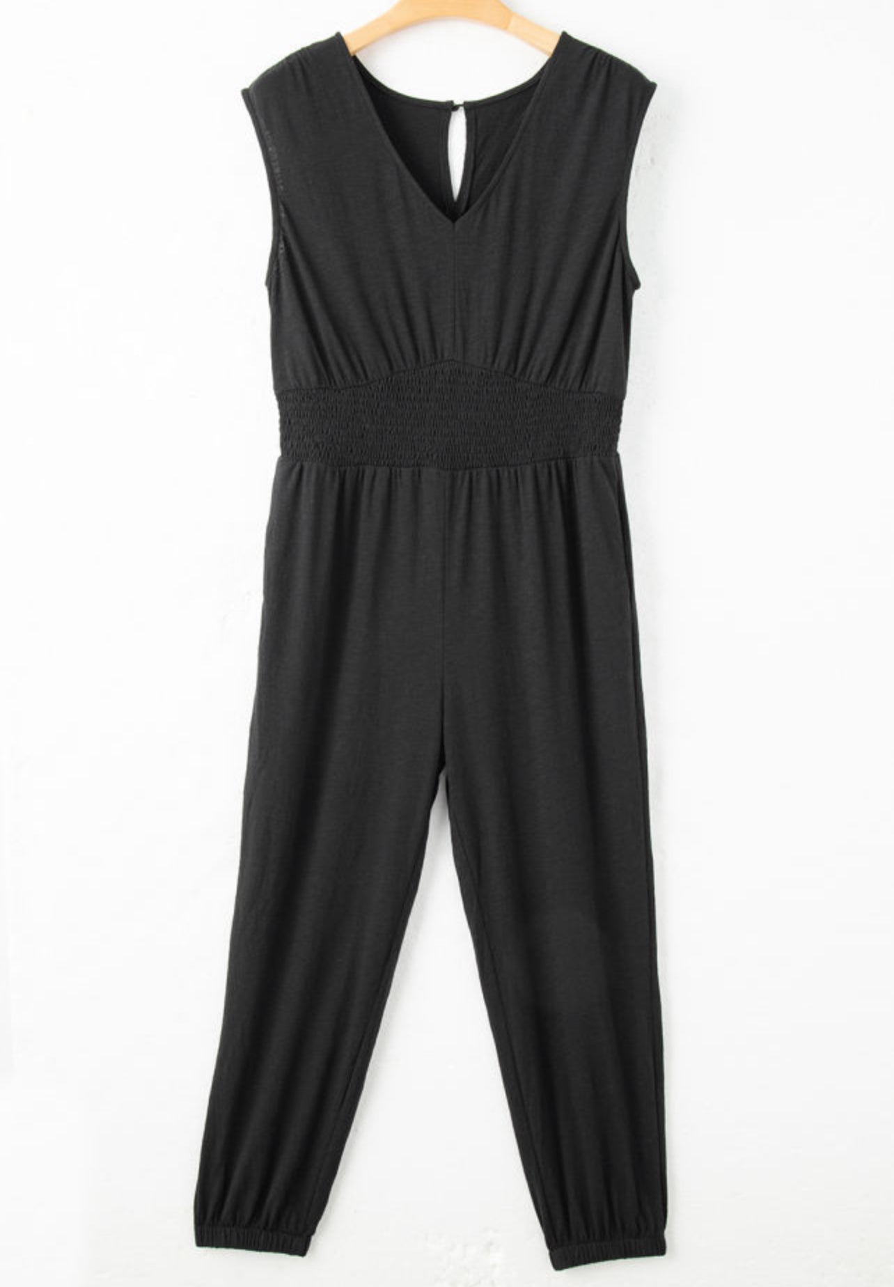 Black Comfort Jumpsuit