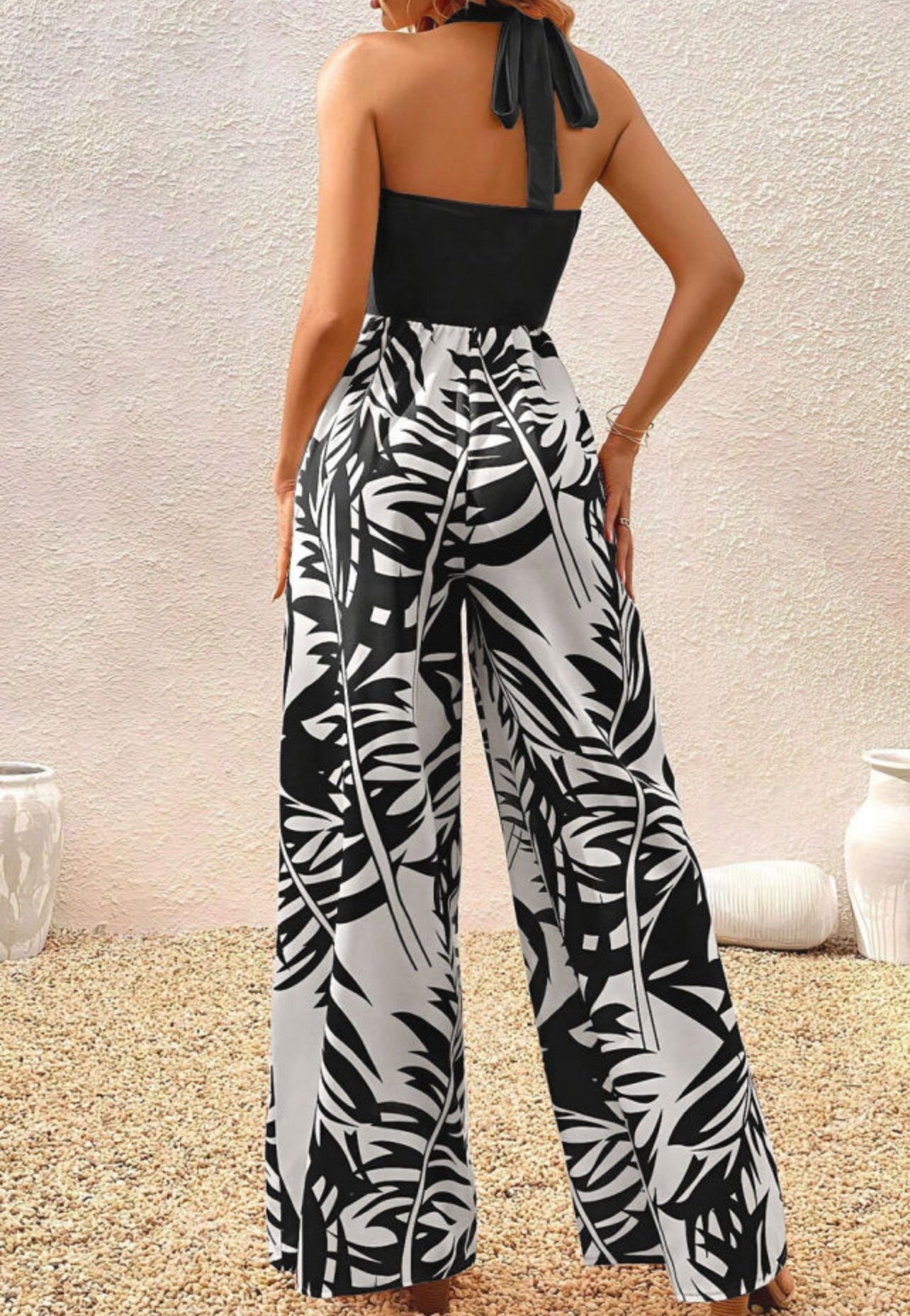 Tropik Halter Jumpsuit