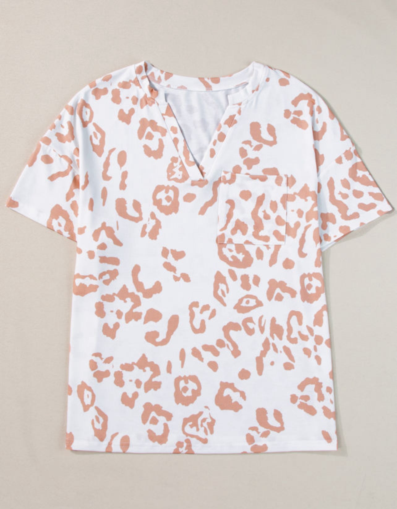 Blush Leopard Print Tee