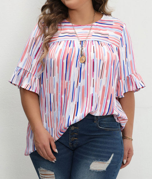 Sunset Stripes Blouse