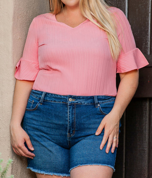 Blush Elegance Top