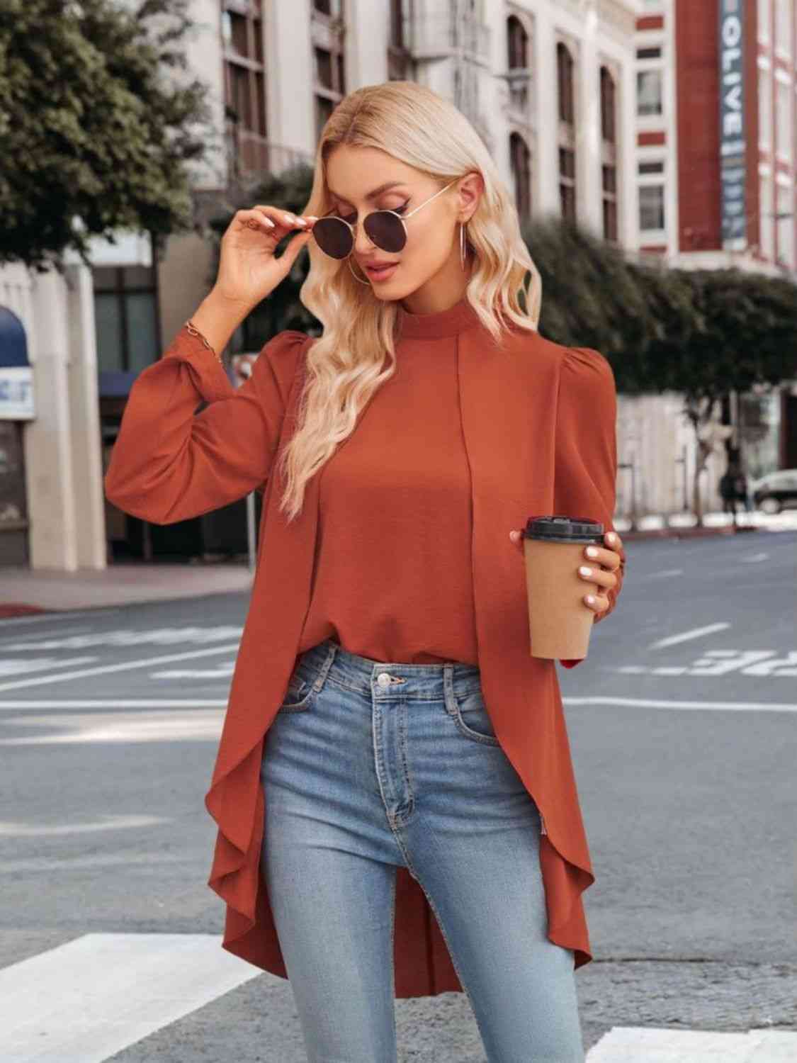 Luxe High-Low Blouse