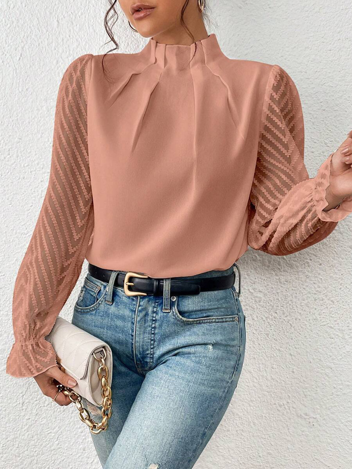 Flounce Elegance Blouse