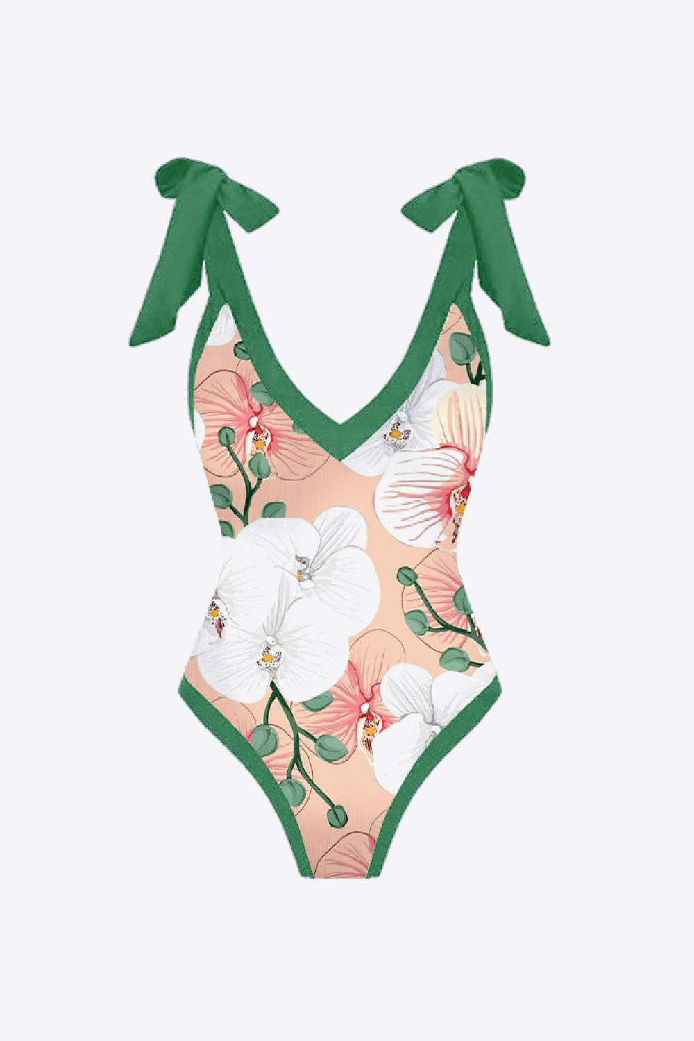 Floral Green Swim Set