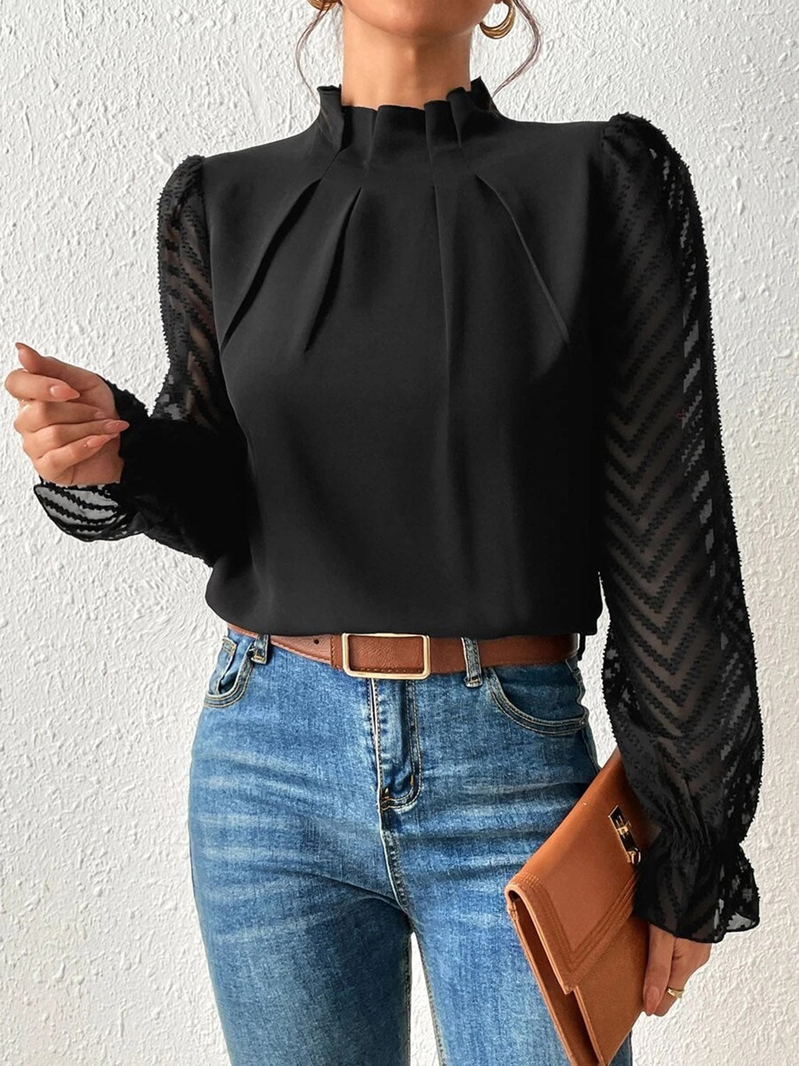 Flounce Elegance Blouse