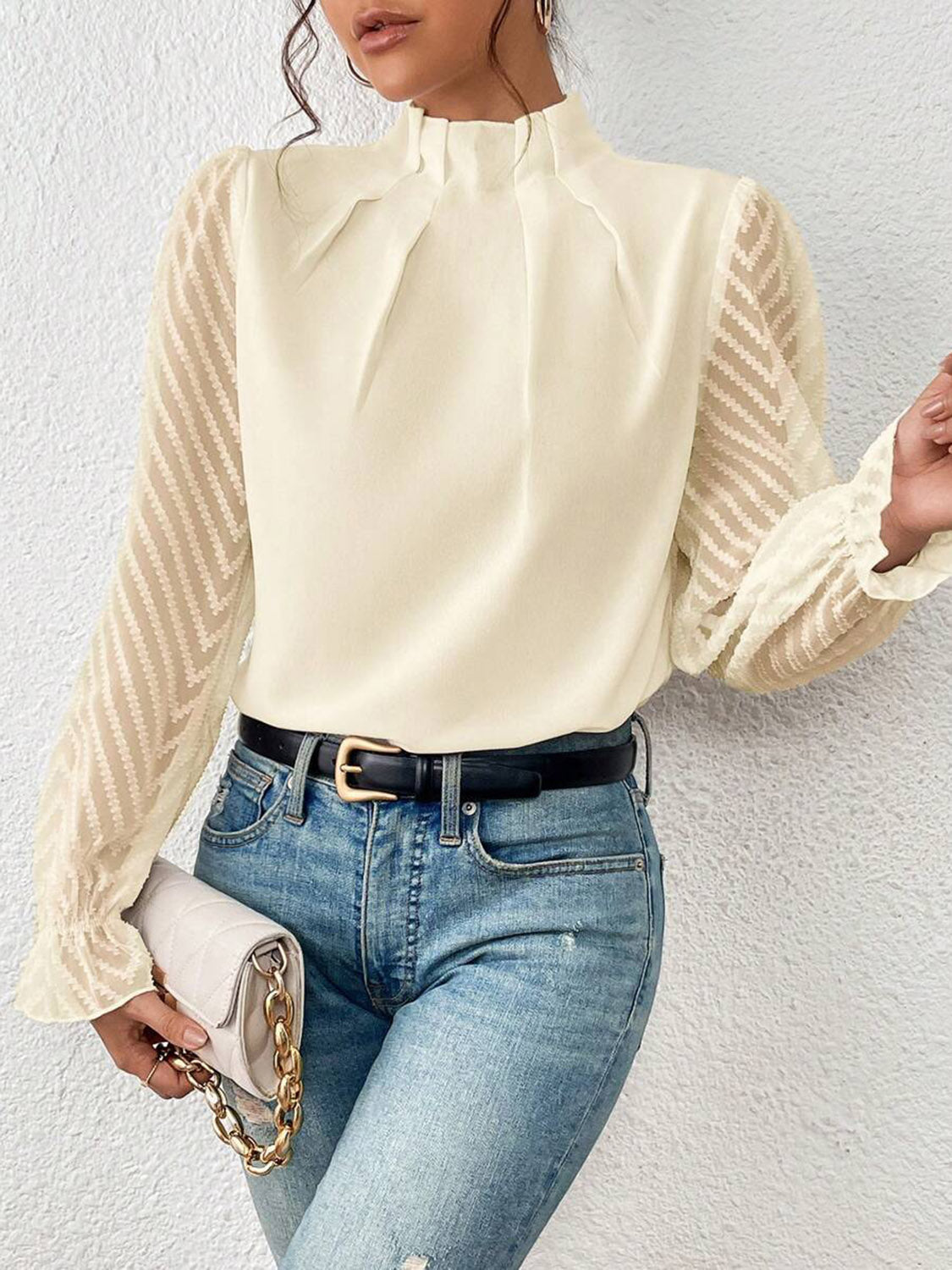 Flounce Elegance Blouse