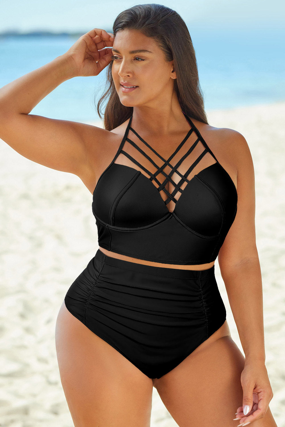 Black Two-Piece Swimsuit