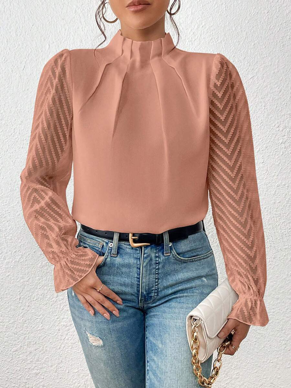 Flounce Elegance Blouse