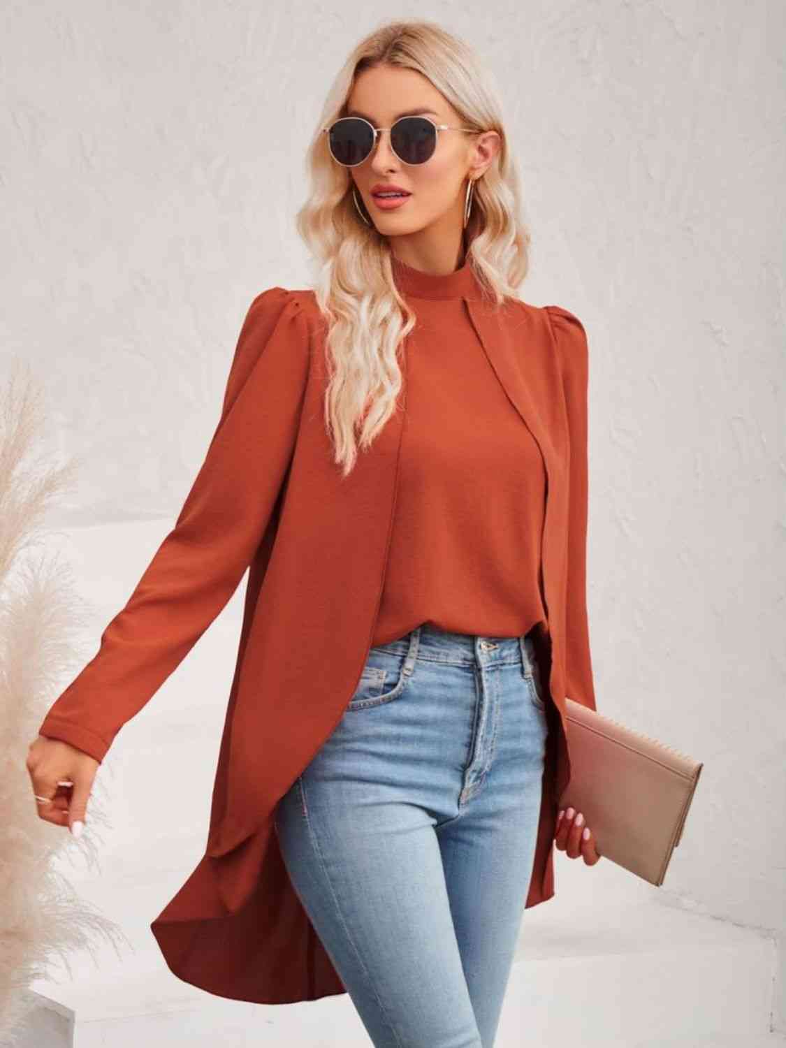 Luxe High-Low Blouse