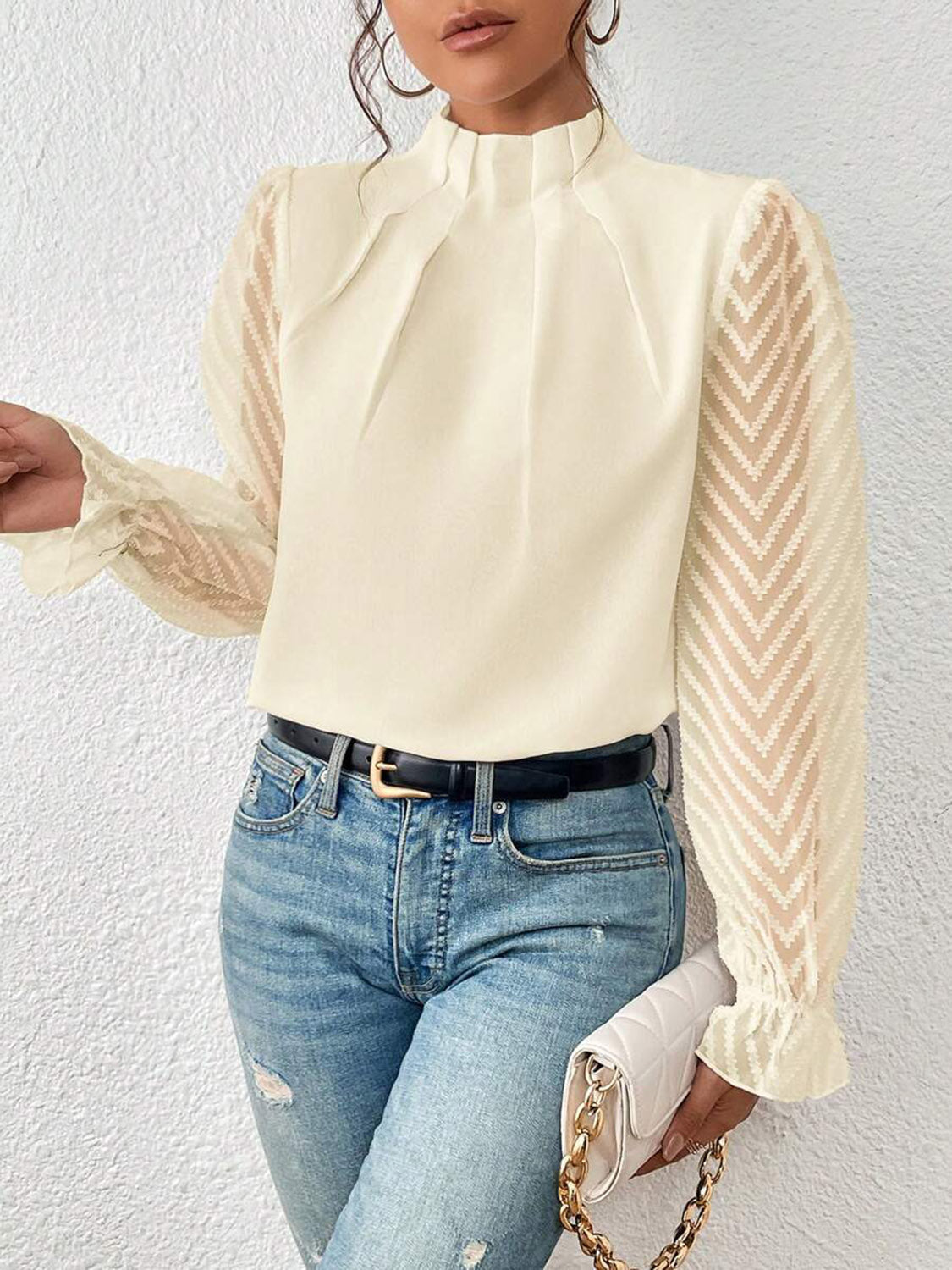 Flounce Elegance Blouse