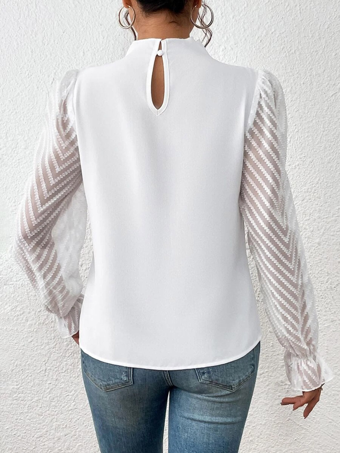 Flounce Elegance Blouse